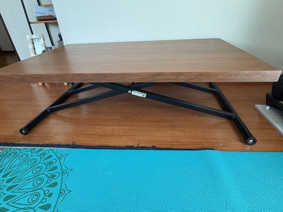 昇降ダイニングテーブル ウォルナット ニトリ　定価49,990円