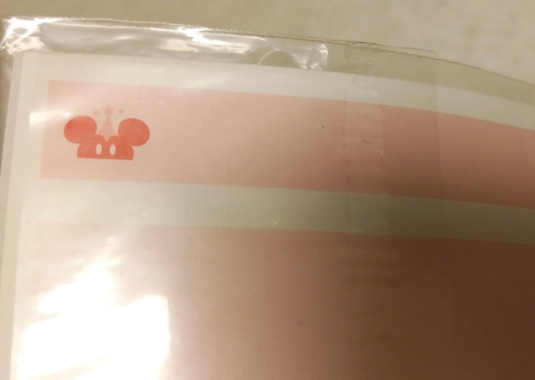 ディズニーストアエキスポ　ノート　チケット シール