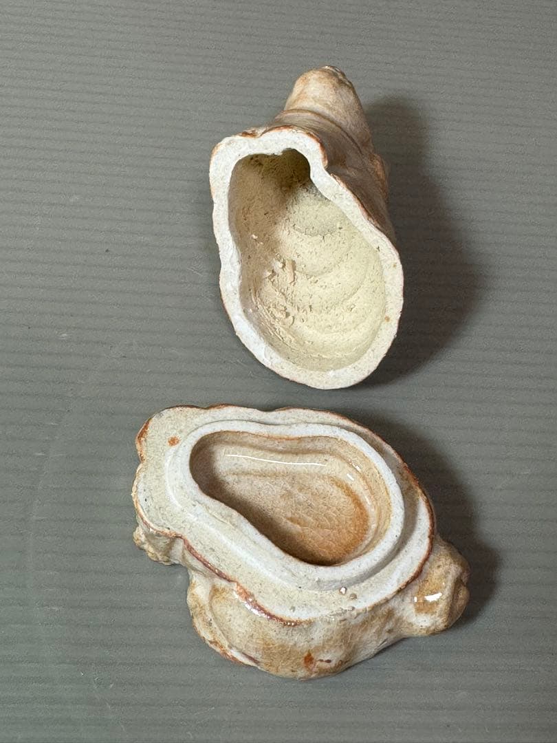 2771 萩焼　戌　香合　未使用