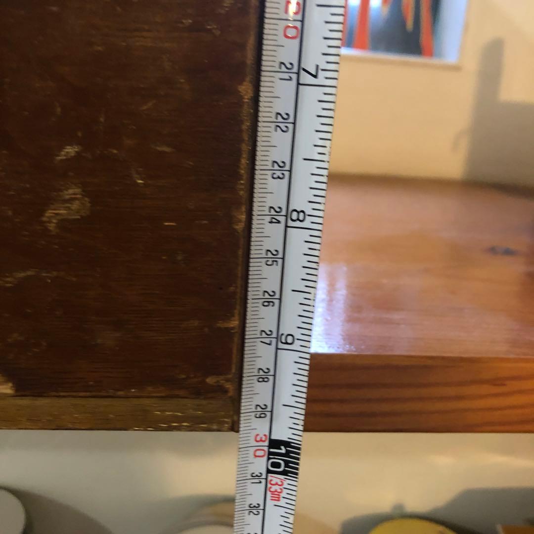 アンティーク 木製4引き出し 収納ボックス