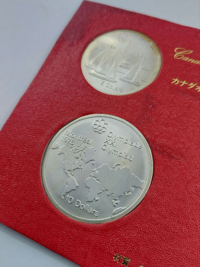1976年 カナダオリンピック記念銀貨 シルバー925 4枚セット