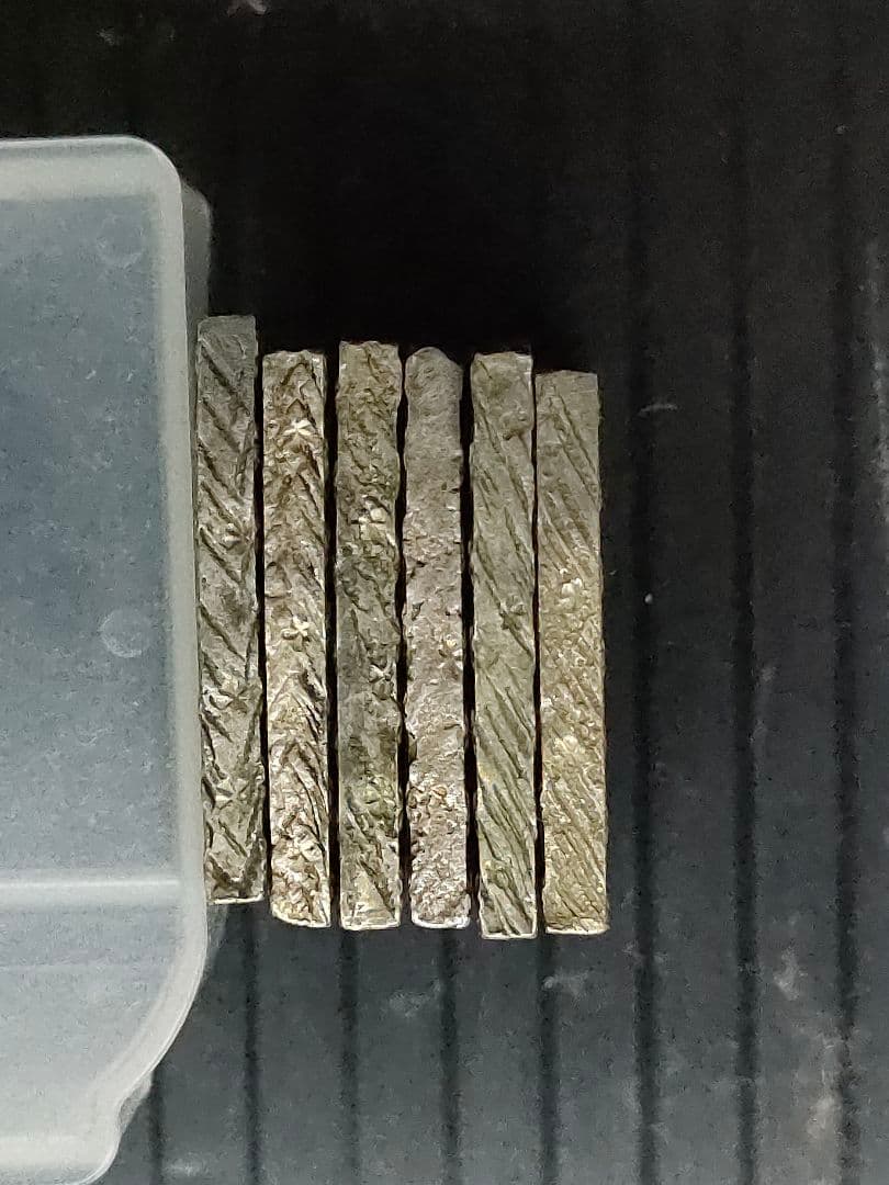 安政一分銀　6個セット