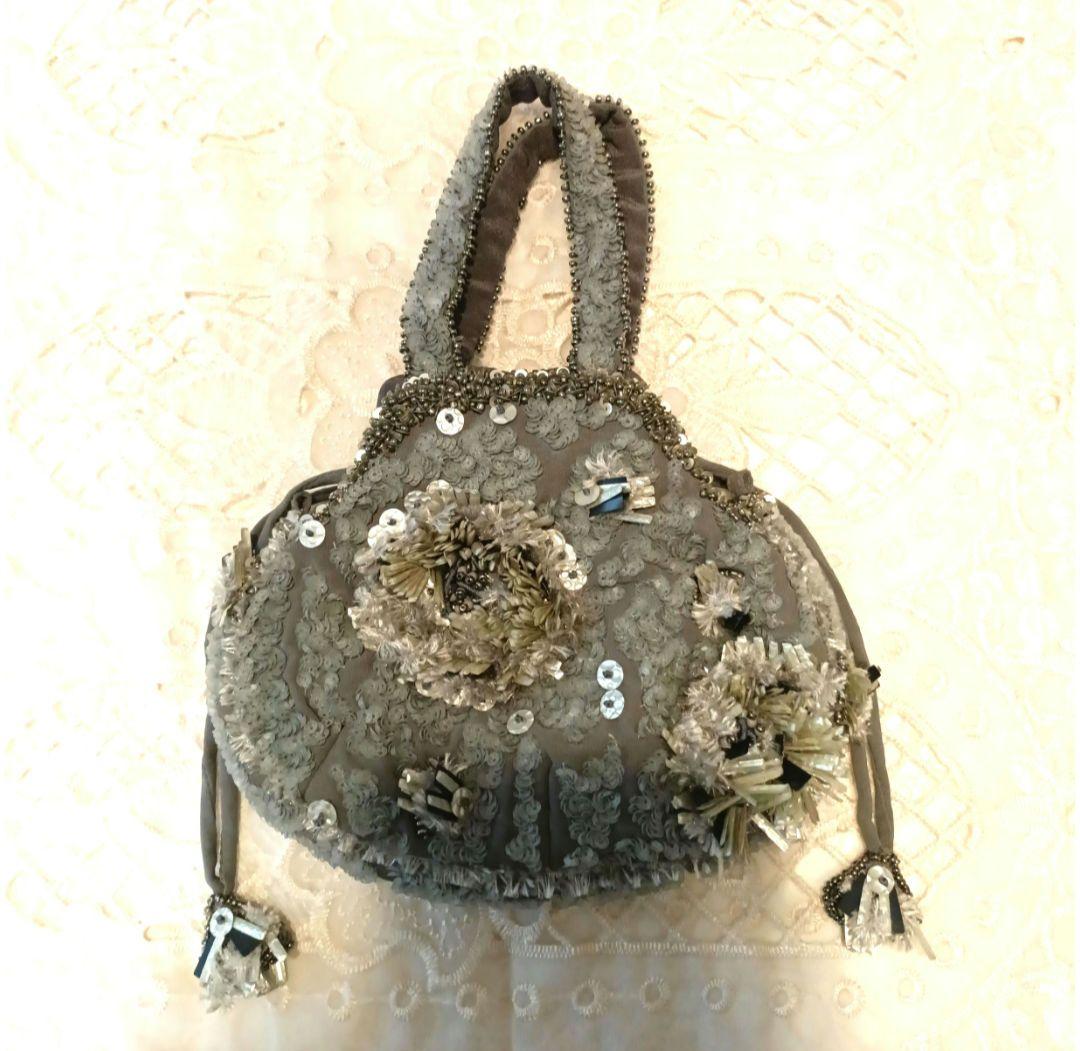 値下げ JAMINPUECH ◎ジャマンピエッシュ◎スパンコール ビーズバッグ