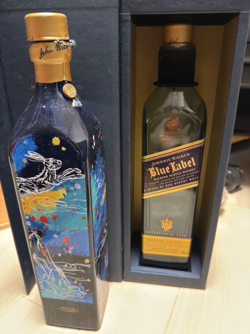 ウイスキー　空瓶・箱