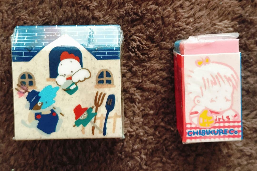 サンリオレトロ消しゴム 70年代80年代物 19点セット