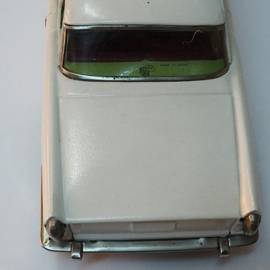 旭玩具【プリンス スカイライン スポーツ白リペイント】当時物ブリキ製ミニカー