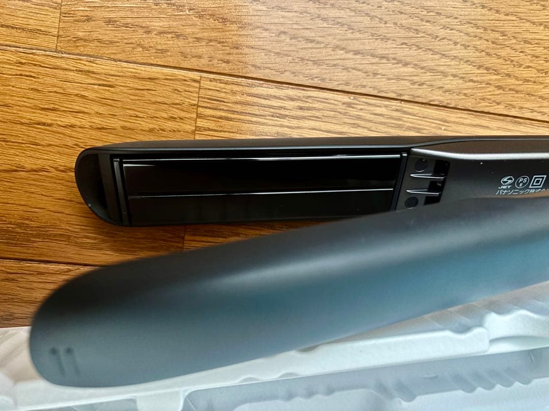 パナソニックEH-HS0J-Kヘアーアイロン ナノケアスムースグロスコーティング