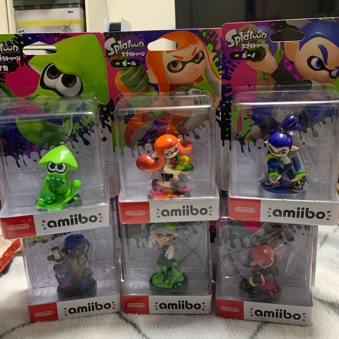 スプラトゥーン amiibo フィギュア 6体セット
