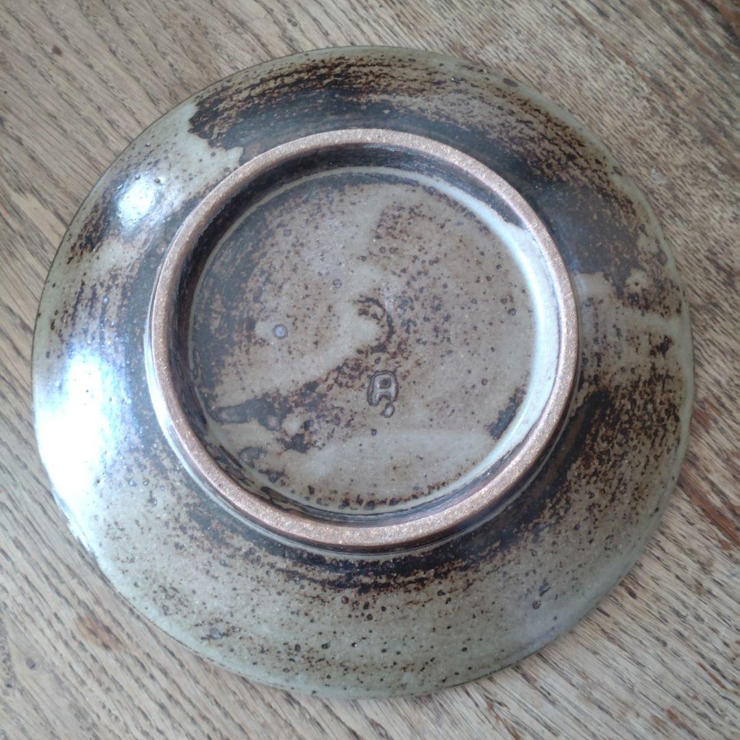 人間国宝　島岡達三　『象嵌赤繪草花文繪変組皿』　６枚組　共箱