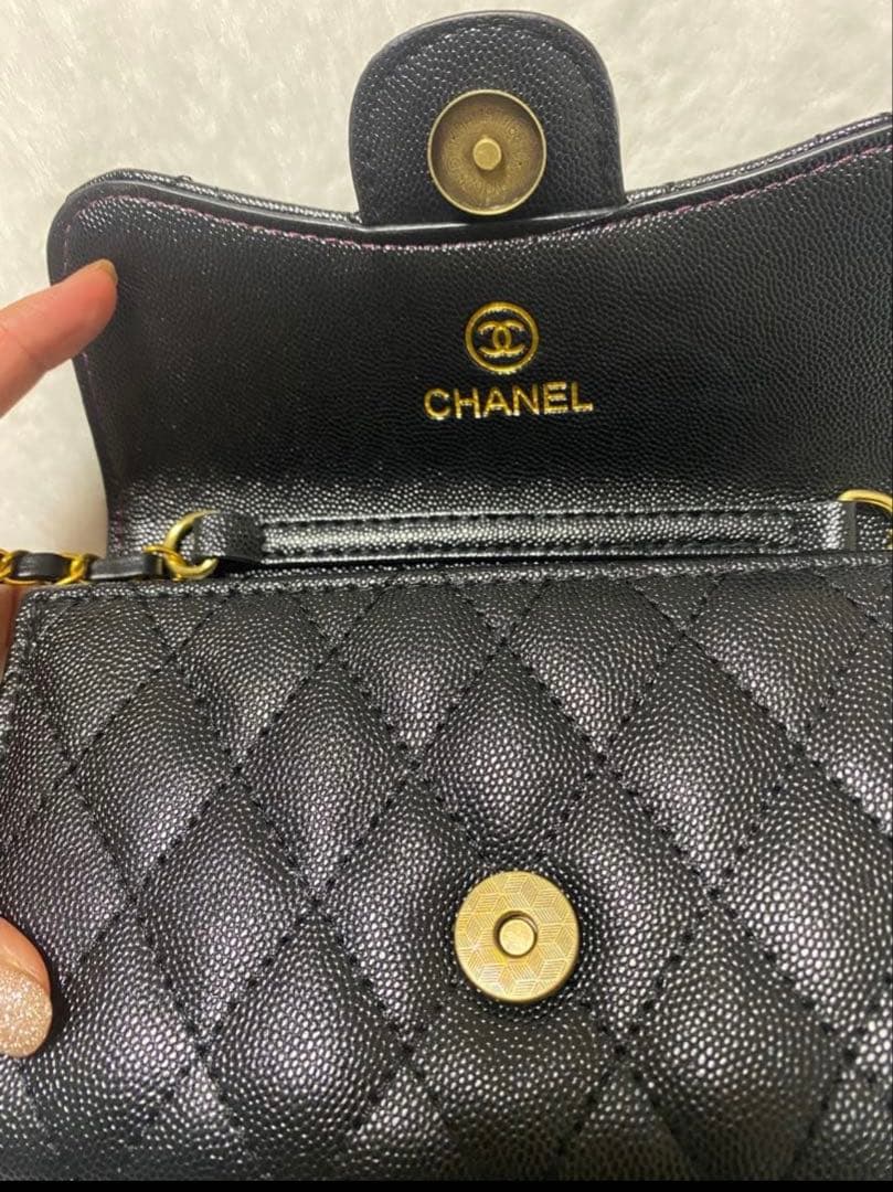 新品　CHANEL ノベルティ　チェーンウォレット　財布　バッグ