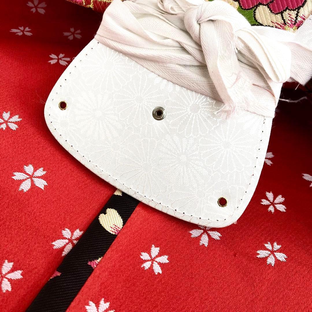 【着物と帯 時流】O2449ｙ◇七五三 7才女の子作り帯◇ポンポネット風