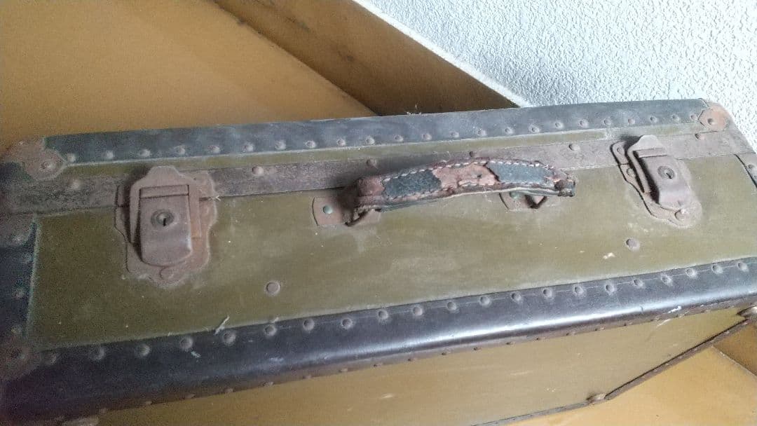 旧日本軍　陸軍　軍医　トランクケース　遺品