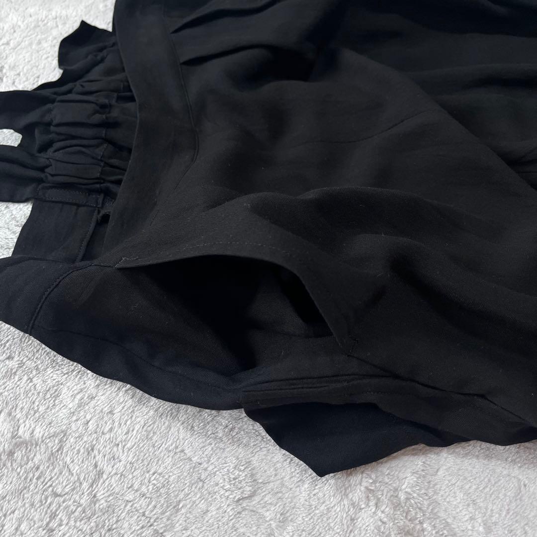 リミフゥ　ヨウジヤマモト　シンチバック　サルエルパンツ　ブラック