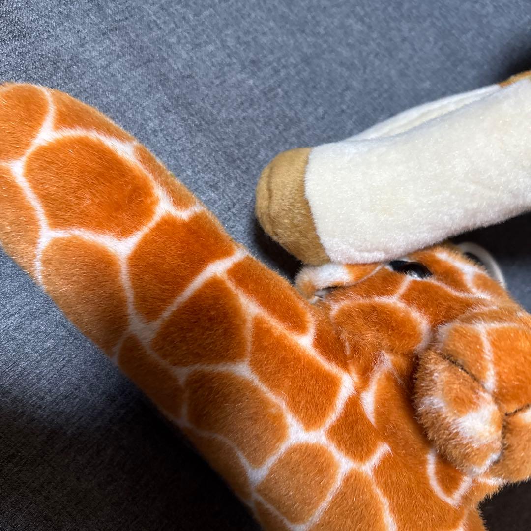 希少　キリン　大きなぬいぐるみ（CUTE）＆ハンガー（NAKAJIMA）