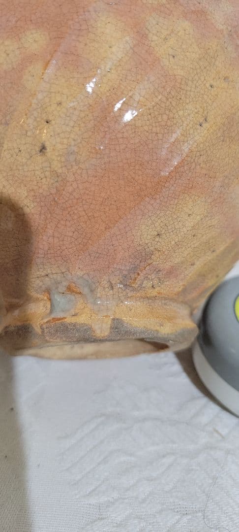 茶道具　時代物　萩焼　お茶碗　合わせ箱　骨董品、美術品