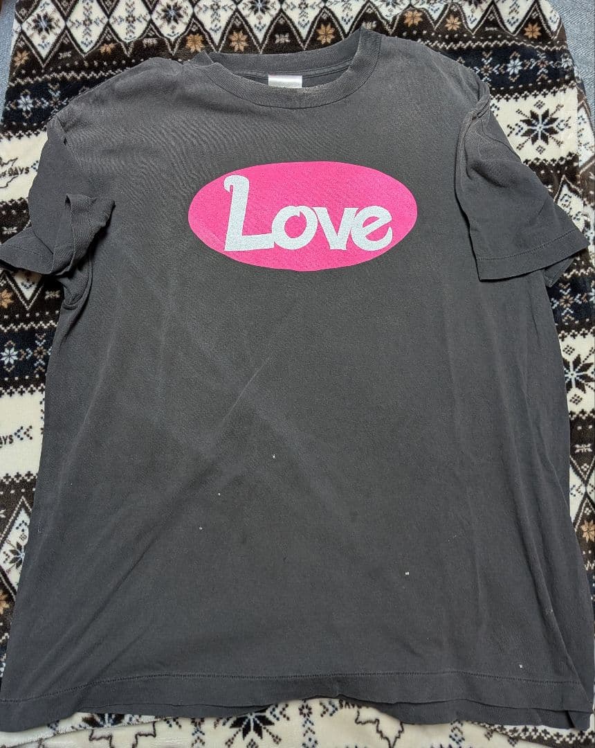 SS25セントマイケルLOVEハートTシャツMサイズ