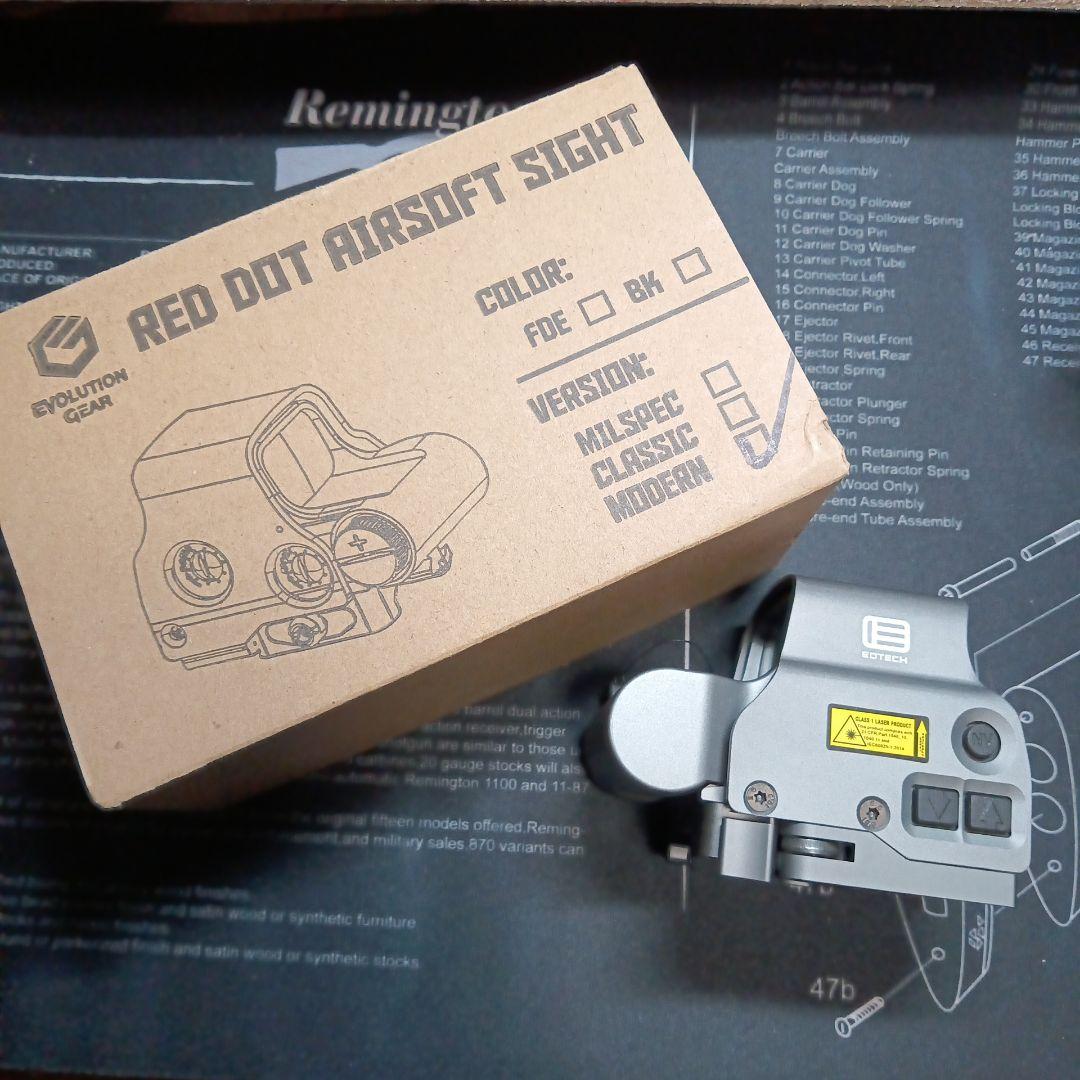 evolution gear ホロサイトタイプ　ドットサイト　グレー