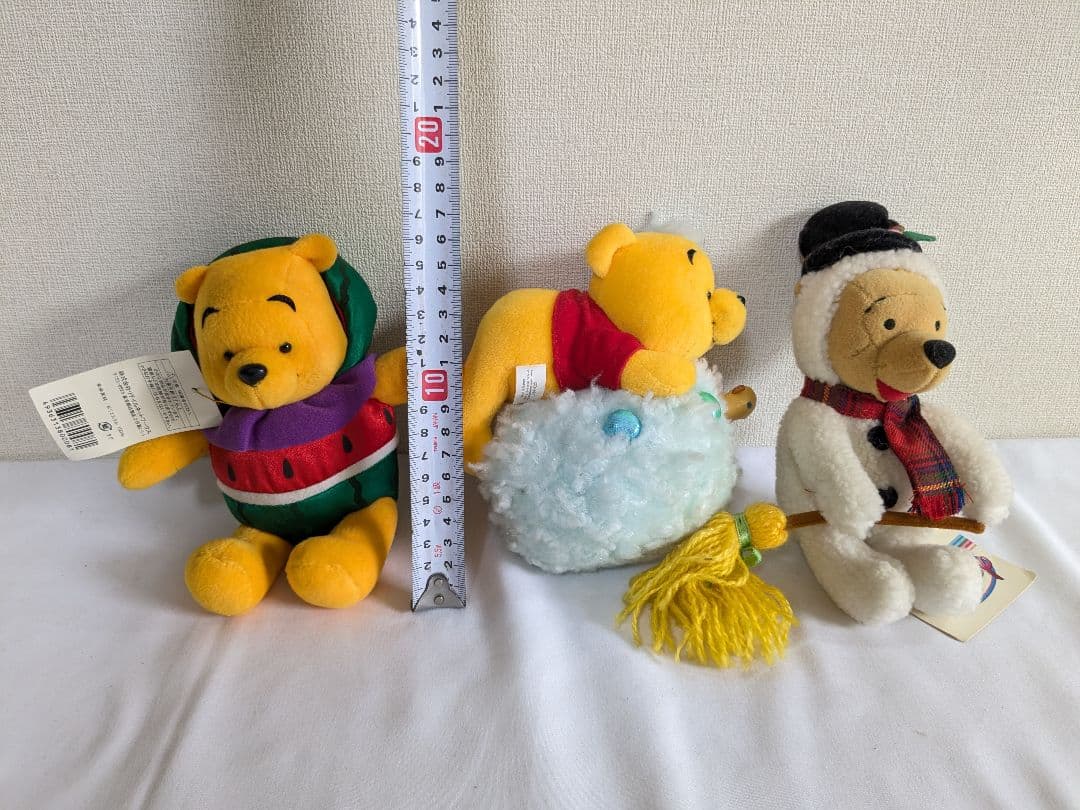 くまのプーさん 動物 着ぐるみ ぬいぐるみ 8体セット まとめ売り