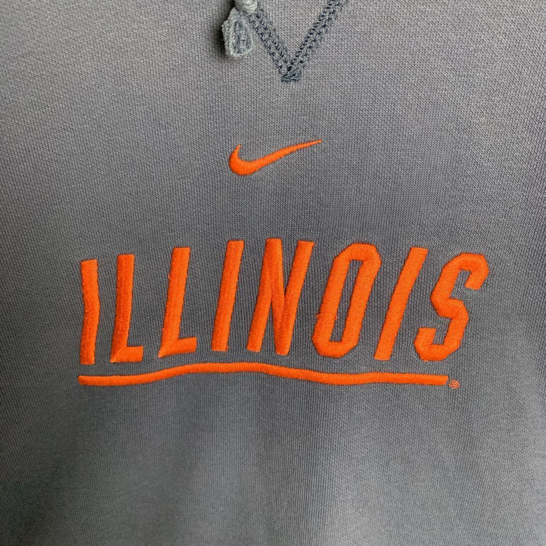 【即完モデル‼︎】NIKE☆XXL 刺繍 カレッジロゴ パーカー D28