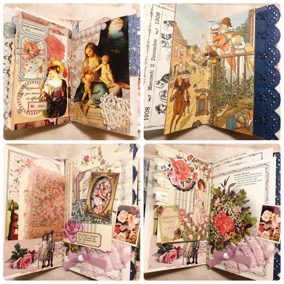 ジャンクジャーナル雑記帳 天使 アンティーク ジャンクジャーナル コラージュ