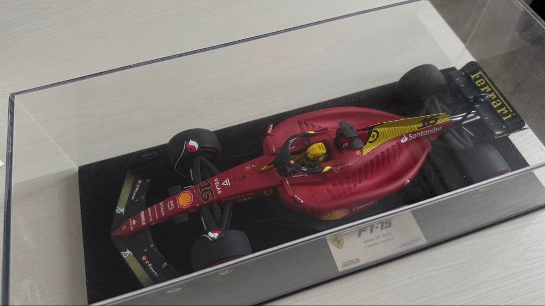ルックスマートF1 1/18 フェラーリC.ルクレール イタリアGp2022