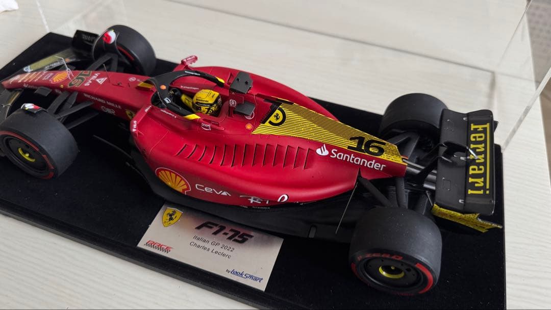ルックスマートF1 1/18 フェラーリC.ルクレール イタリアGp2022