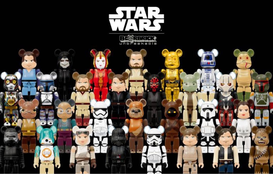 Happyくじ「STAR WARS™ BE@RBRICK」フルコンプ 未開封品