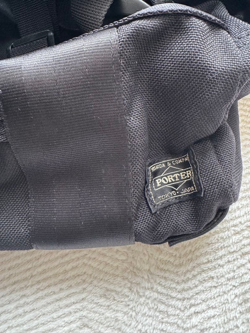 ポーターPORTERブースパックＳブラックボストンバッグ