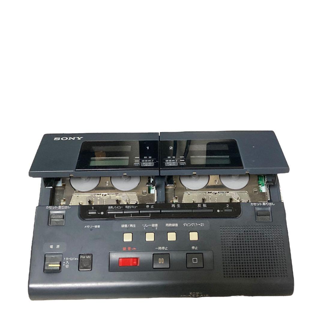⭐️SONYステレオダブルカセットリコーダー TCS-8000M 通電のみ確認