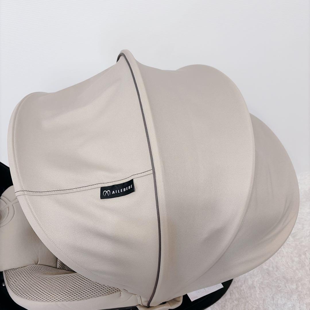 【美品】エールベベ　チャイルドシート 　クルット5s 　グランス　360°回転