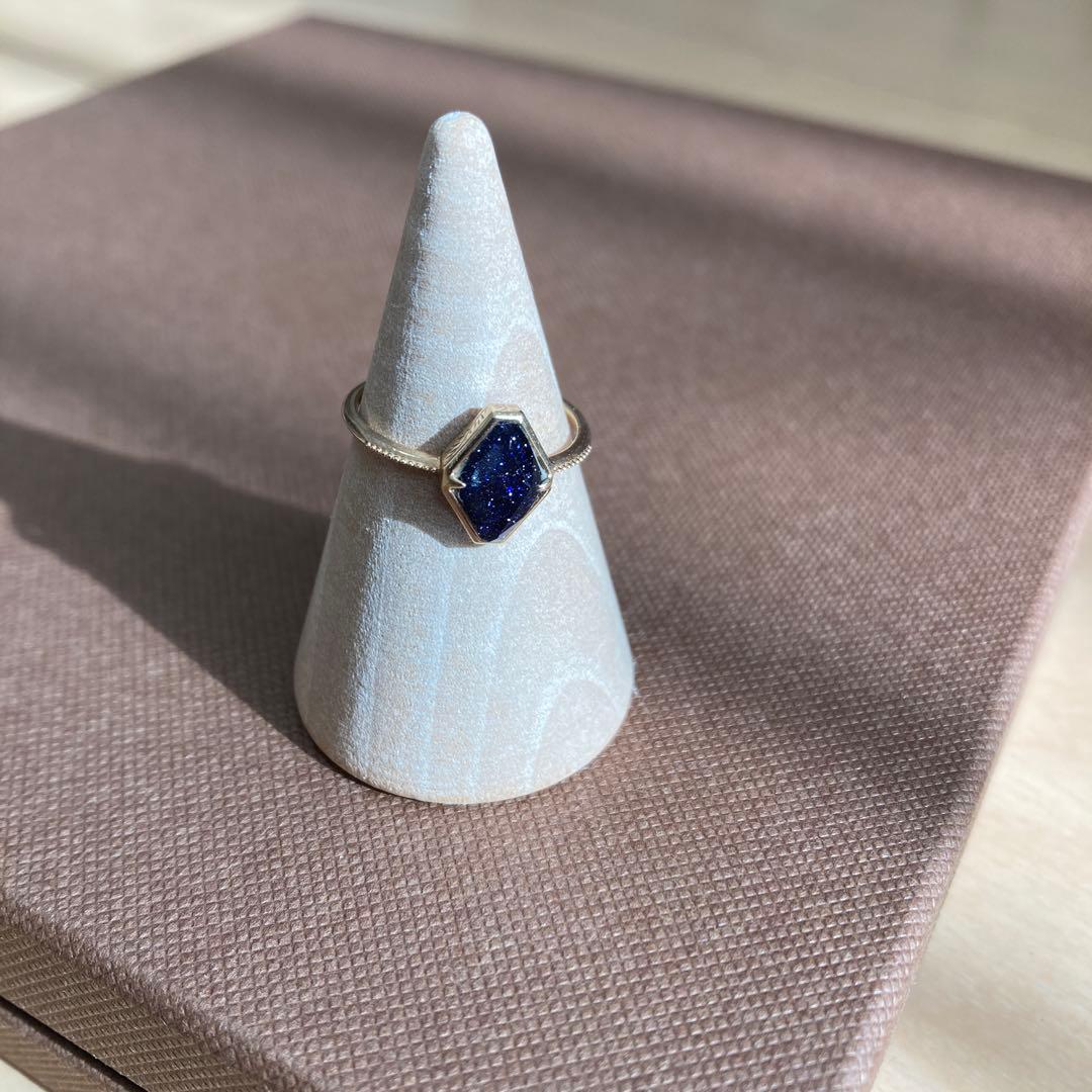 （rik）agete K10 紫金石リング（11号）