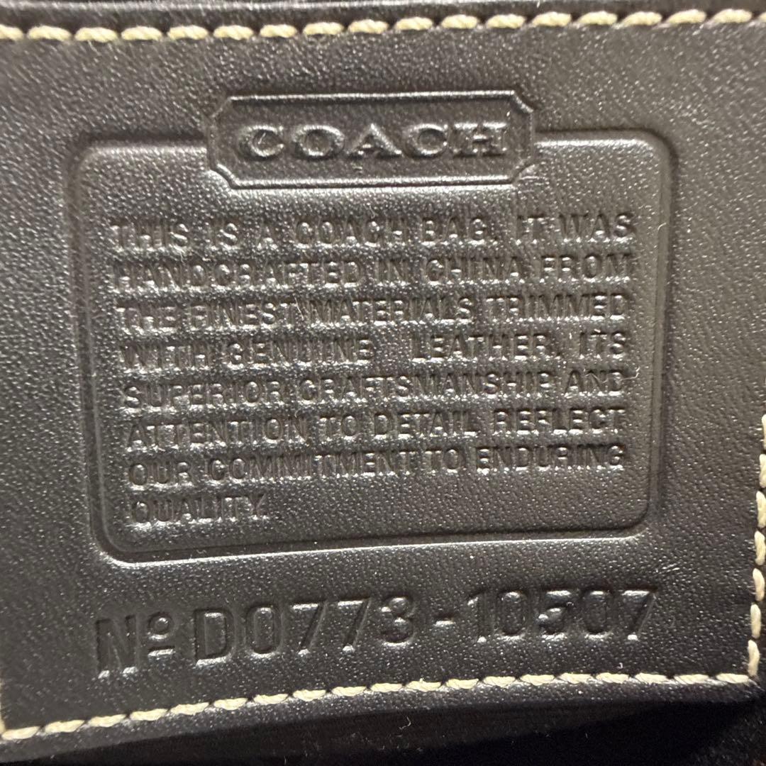 Coach ブラック ハンドバッグ 中型