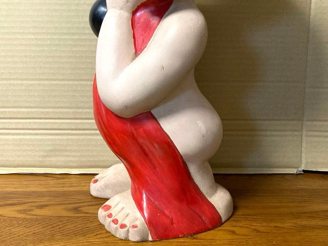 60年代 アンティーク 美少女 美女 ダンベル ボディビル フィギュア 当時物