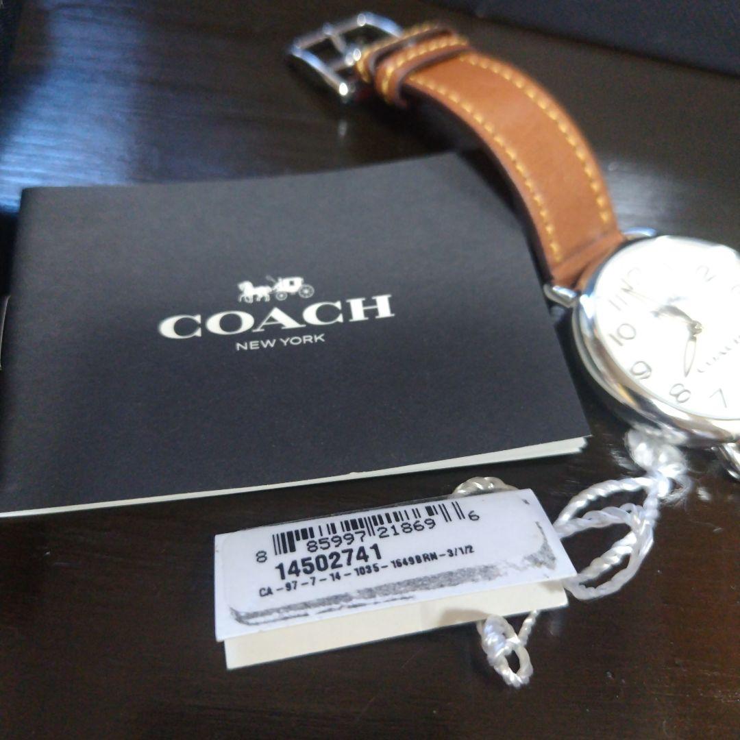 COACH 時計 ブラウンレザー　36mm　14502741 新品未使用
