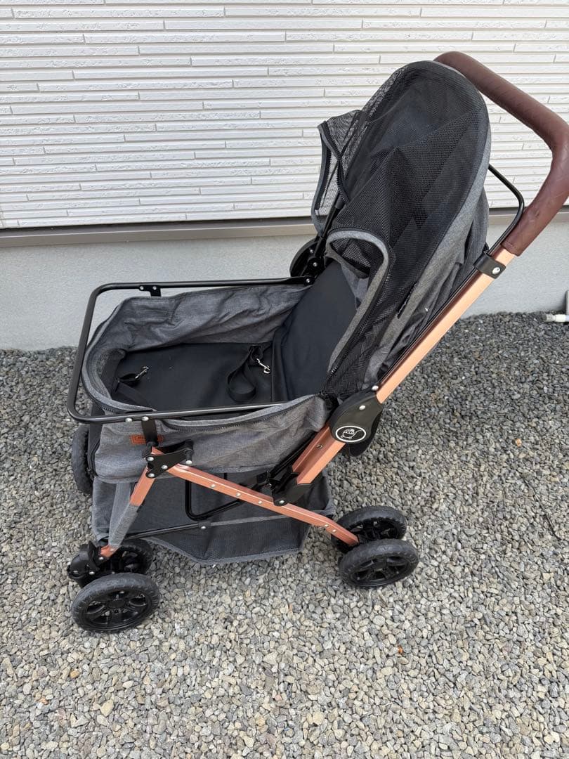 BlaHoo ペットカート グレー