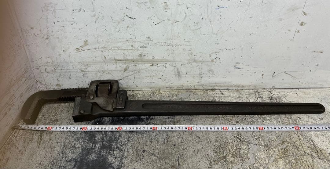 工芸品 VINTAGE 36 Inch PIPE WRENCH NAKANIPPON