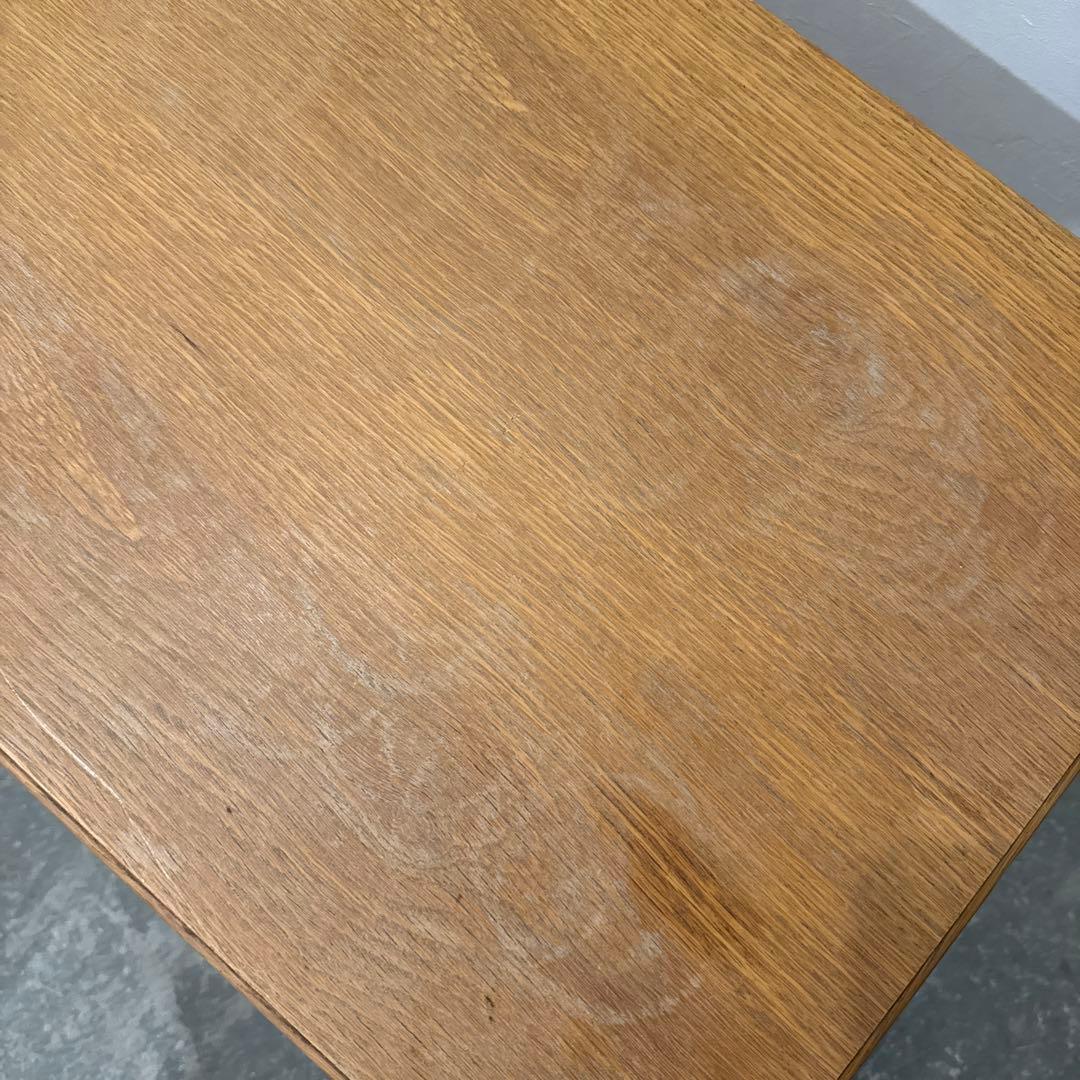 ビンテージ　木製サイドテーブル　引き出し付き 2