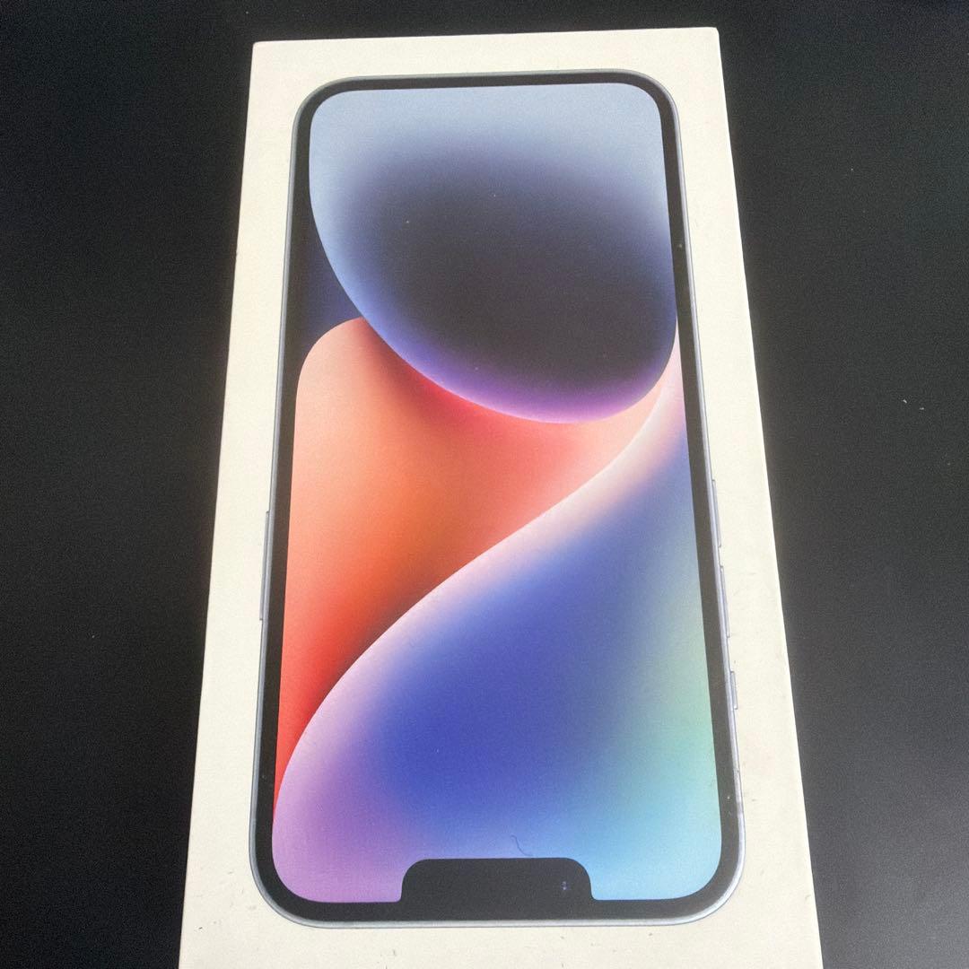 Apple iPhone 14本体ブルー256GB ピン付き ケーブル付き
