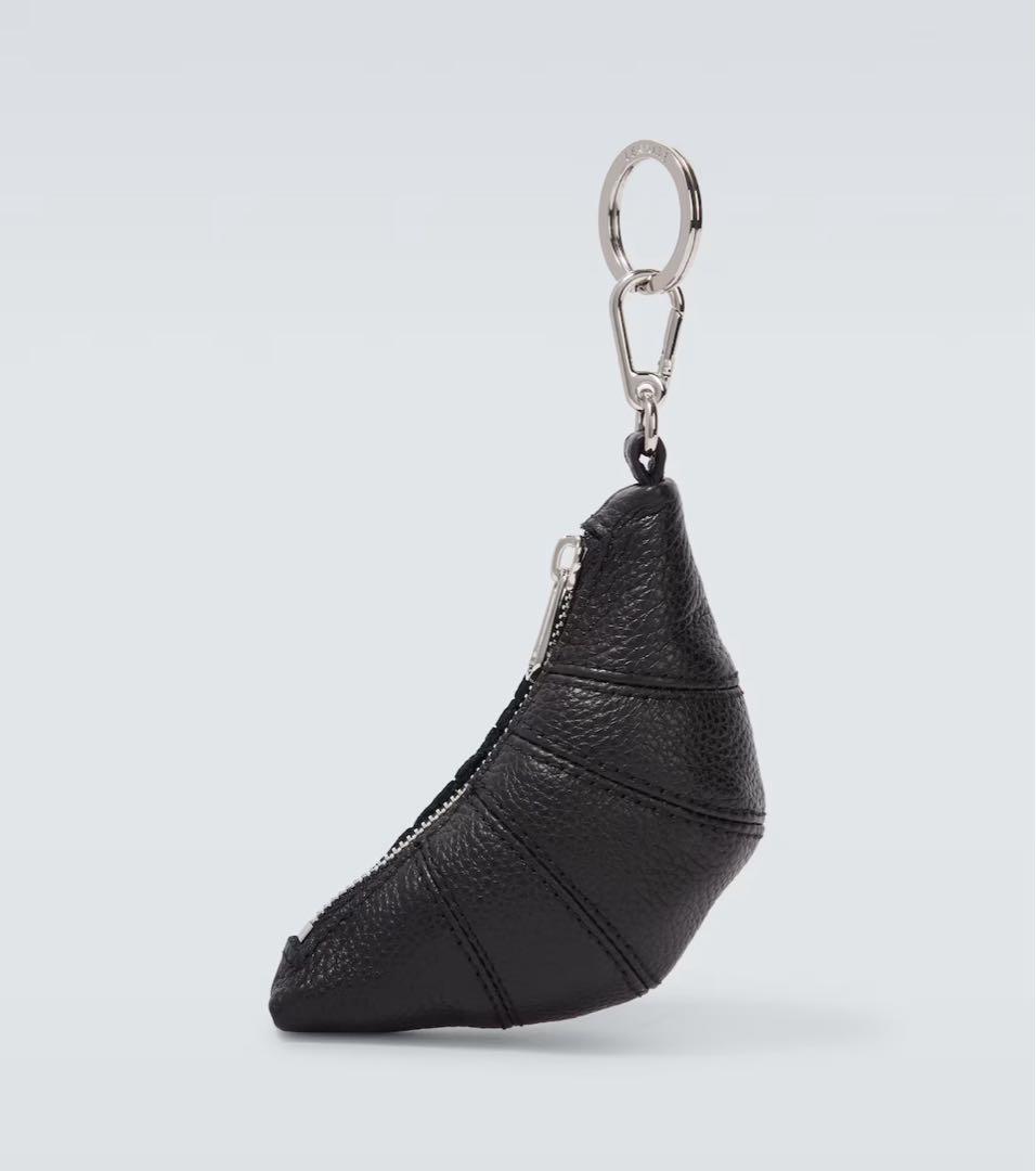 小物 Lemaire Croissant leather coin purse