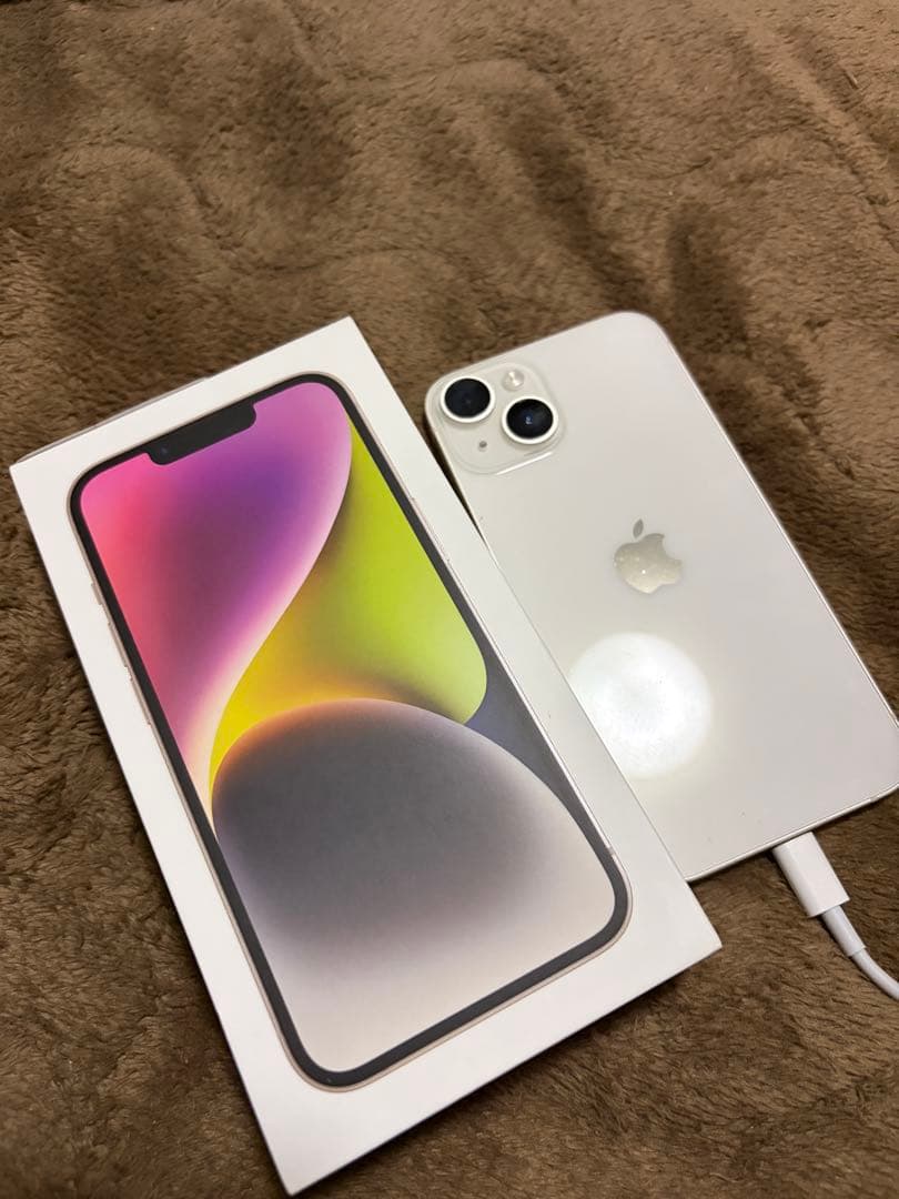 Apple iPhone 14 ホワイト 本体 箱付き