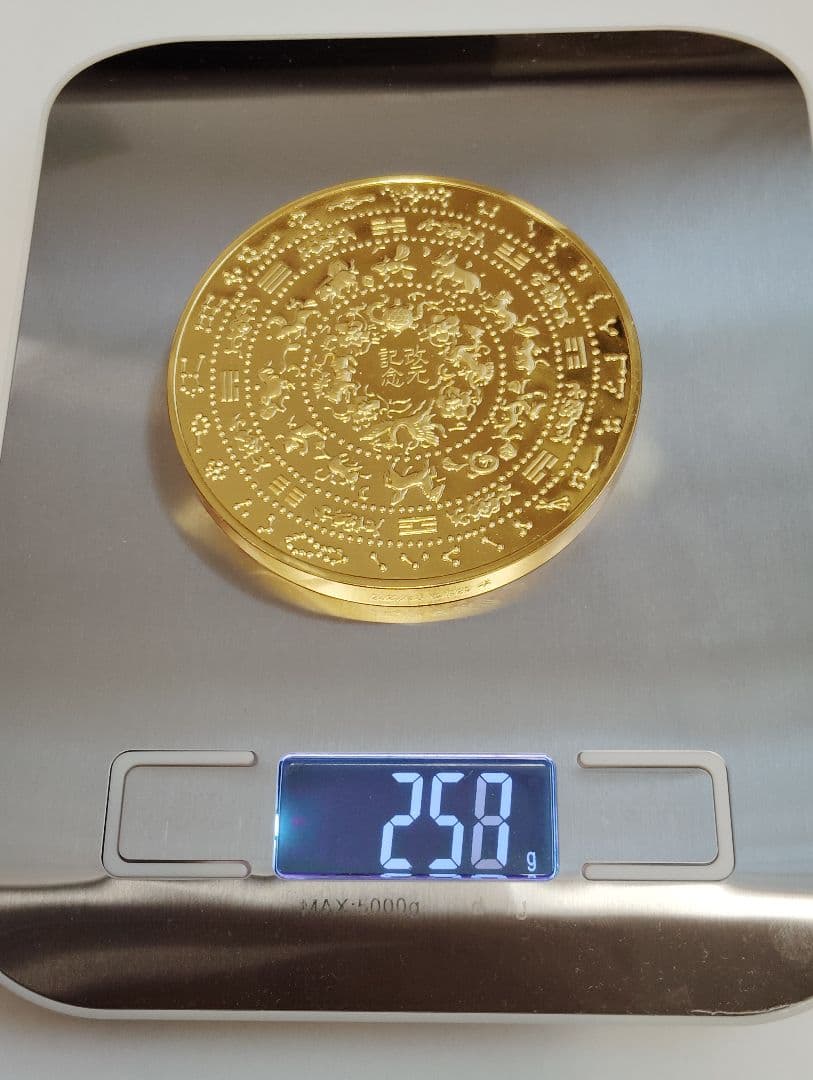 外国　フランクリンミント　大型　金メダル