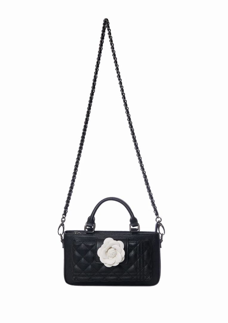 Riu Rose phone bag ブラック ローズ 薔薇