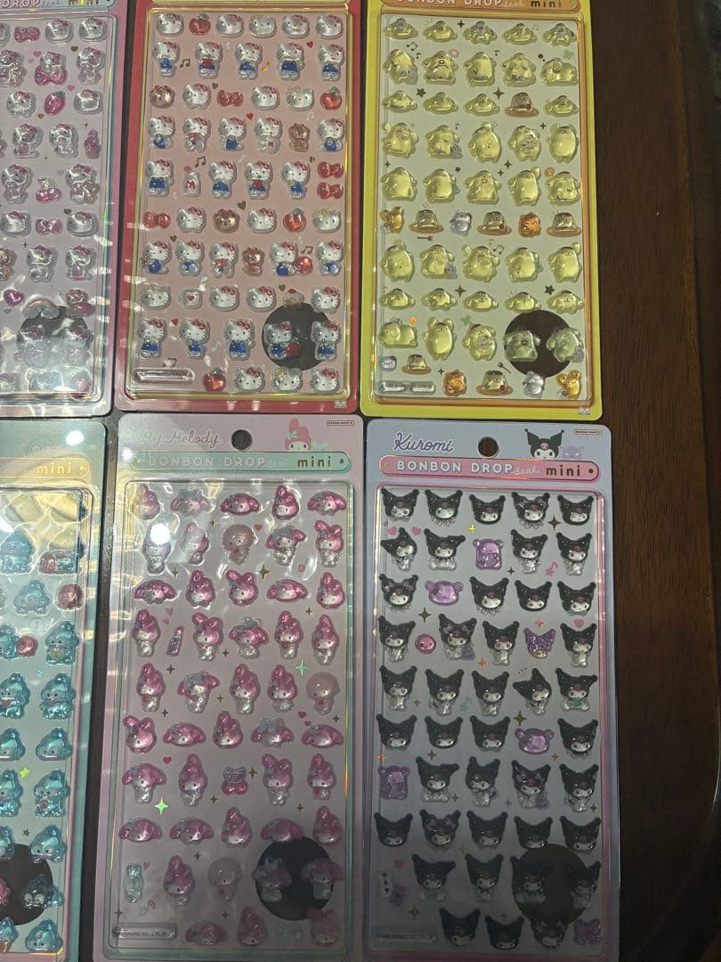 【国内正規品】　ボンボンドロップシール　ミニ　サンリオ　8種セット②