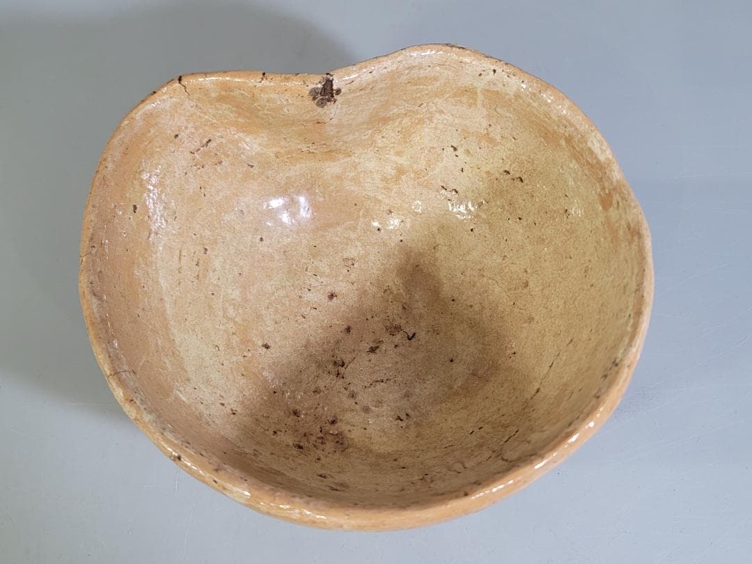 茶道具 古萩 沓茶碗 時代物 DT252