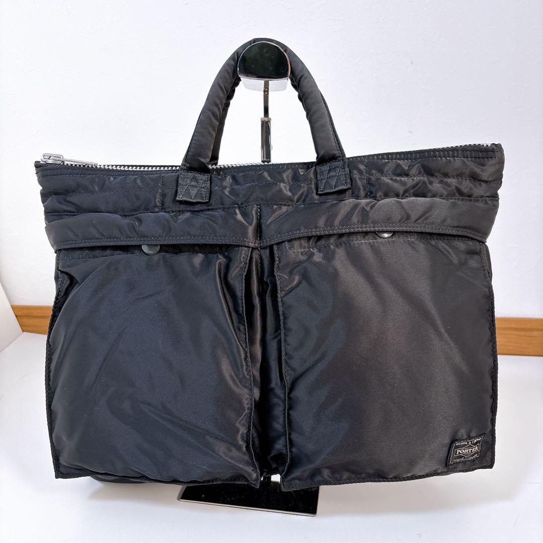 【極美品】 ポーター タンカー ビジネスバッグ ブラック A4収納可能