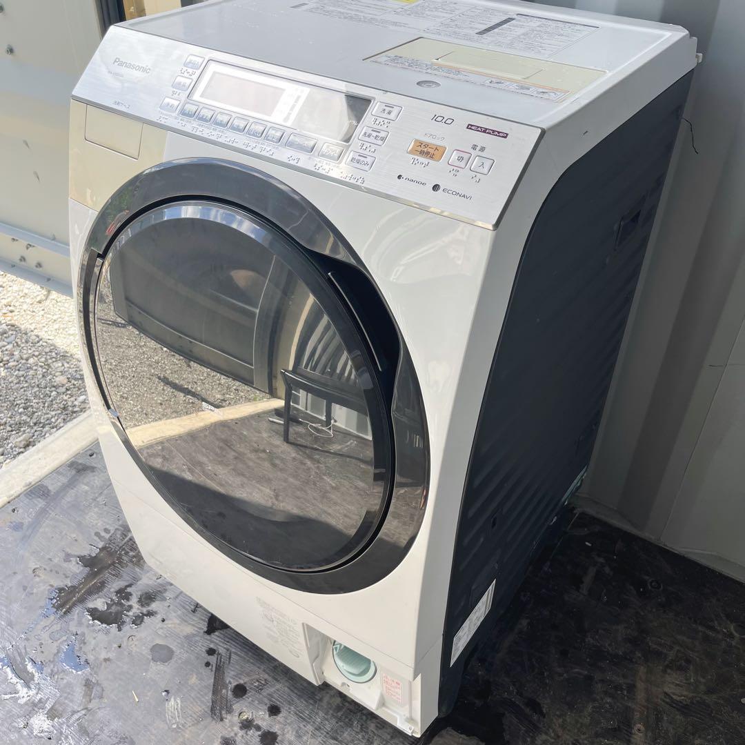 199取付無料！完動品 パナソニック熱乾燥搭載！高性能10kgドラム式洗濯機