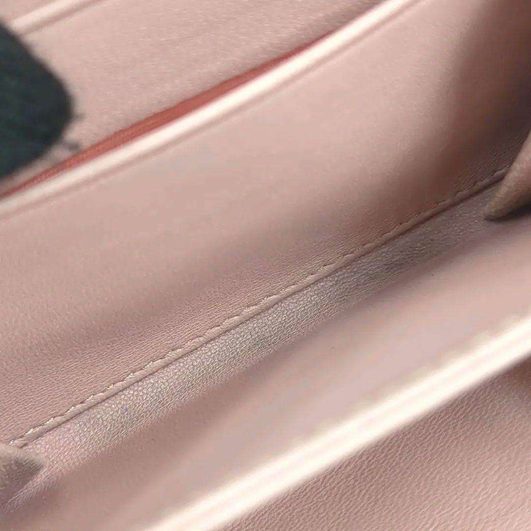 良品✨️miumiu マテラッセ　ピンクレザー　財布　コの字ファスナー