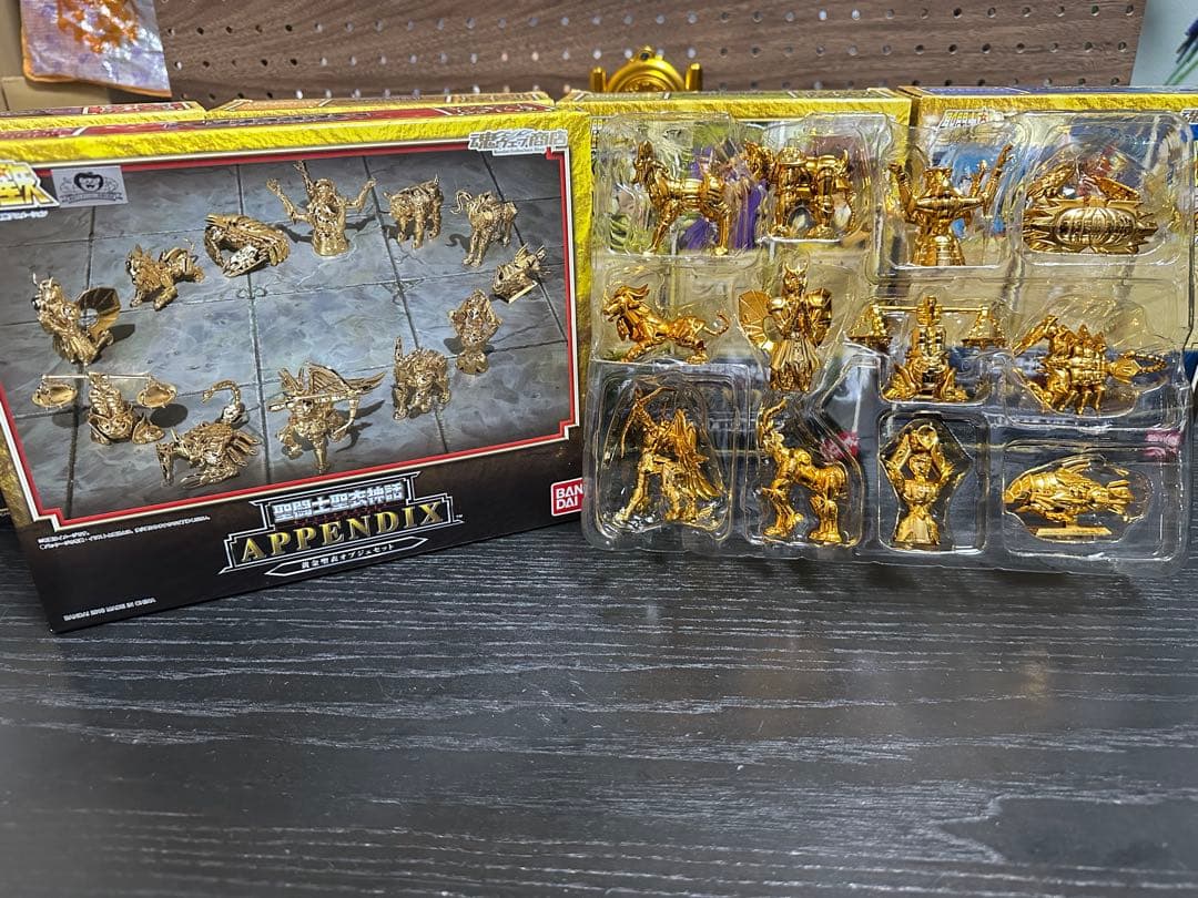 y*u様 聖闘士聖衣神話APPENDIX 黄金聖衣箱VOL1〜4&黄金聖衣オブジ