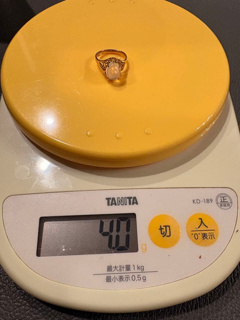 ビンテージ　K18 リング