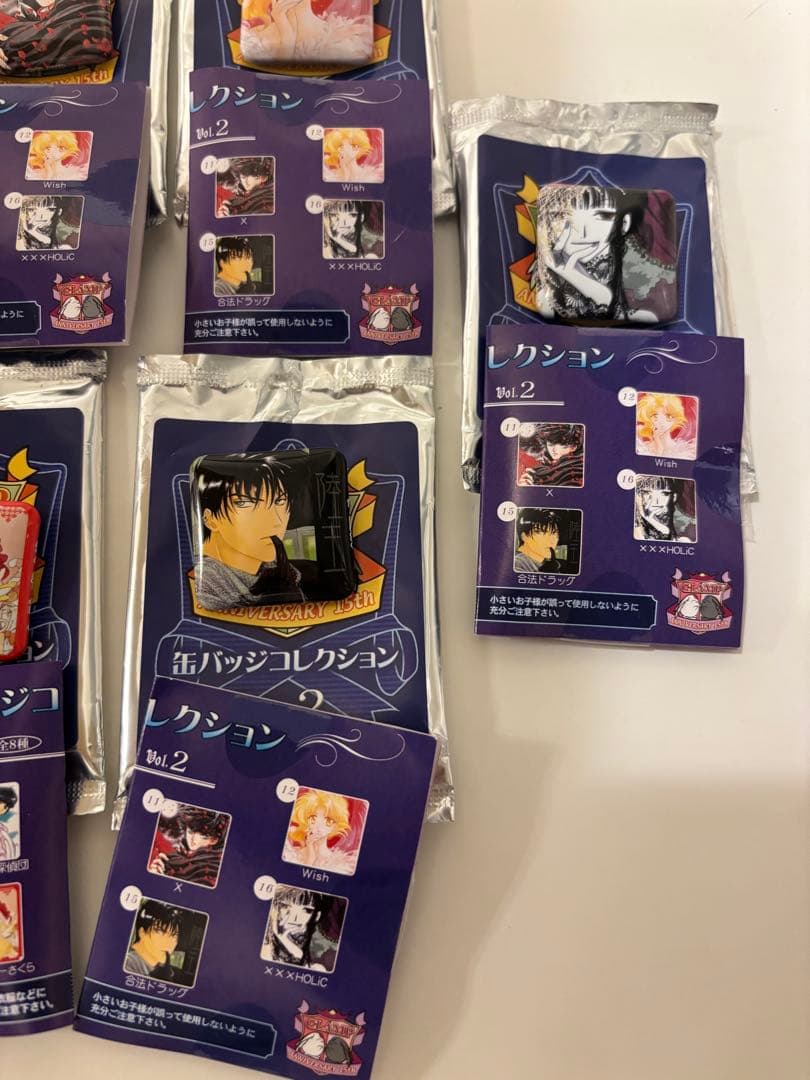 CLAMP ANNIVERSARY 15th 缶バッジコレクション